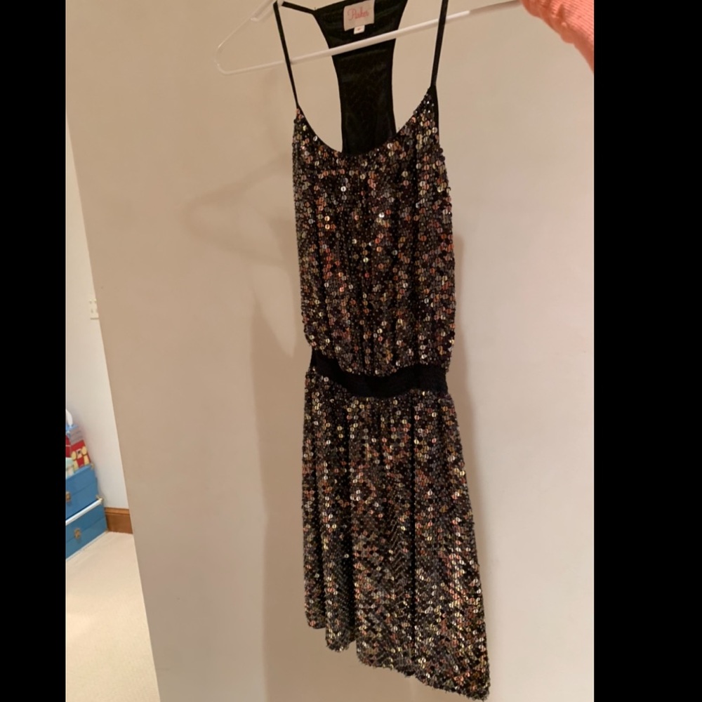 Parker sequin racerback dress